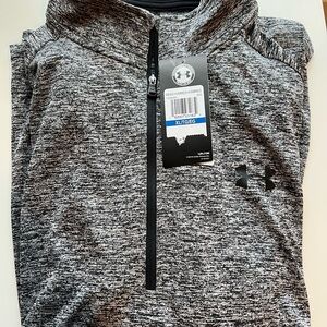 Under Armour Black and Gray Zip-Up Jacket